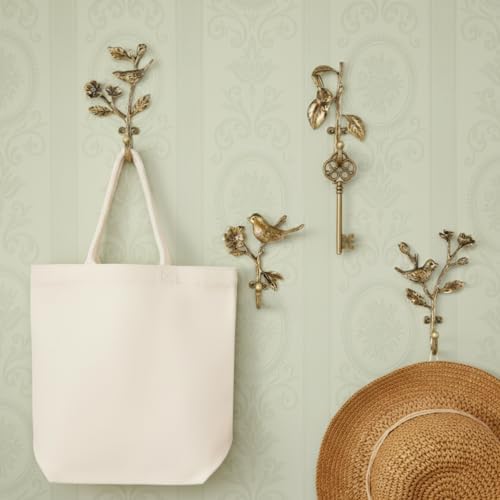 4 Pack Vintage Bird Hooks for Wall Decorative Hooks,5.9 to 6.7 in - Image 5