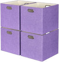 13" x 15" x 13" Linen Storage Cubes with Handles, Pack of 4 by ORGMASTER