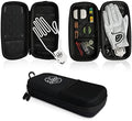 Accessory Case - Golf Bag Organizer. Airtight, Water-Resistant, Protective Hard Case for Phone, Tees, Ball Markers, Repair Tools, and Golf Essentials. Removable Golf Glove Hanger/Dryer by SteezGolf
