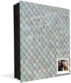 Concept Crystal 50 Keys Cabinet with Decorative Front Panel and Glass White Board KN06: Textures and Tiles 2 Series - Image 4