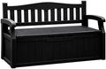 Flamaker 80 Gallon Storage Bench, Deck Box with Seat Waterproof All-Weather by Flamaker