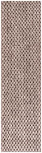 SAFAVIEH Washable Rug Outdoor Courtyard Collection - 2'3" x 22' Runner, Natural & Black, Non-Shedding & Easy Cleaning, Ideal for Patio, Entryway, Mudroom, Hallway, Kitchen (CY8521-37312) - Image 2