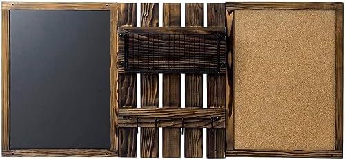 MyGift 3 Panel Wall Mounted Entryway Bulletin Board Combo Set - Image 6