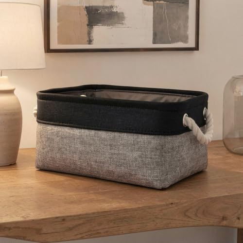13.8x9.8x6.7 Inch Fabric Small Storage Bins with Handles 6 Pack - Image 6