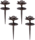 OwnMy 4PCS Cast Iron Garden Hose Guide Stakes Heavy Duty Hose Guide Spikes by OwnMy