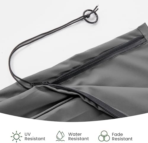 Deconk Patio Cantilever Umbrella Cover Outdoor Offset umbrellas Covers - Image 5