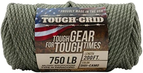 TOUGH-GRID 750 Paracord, 100% Nylon, Made in USA, Type IV Mil-Spec Cord - Image 3