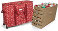Covermates Rolling Adjustable Ornament Storage Bag, 25.5"W x 13"D x 18.5"H by Covermates
