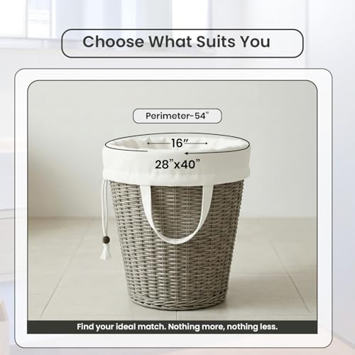 LFH Home Cotton Rich Large Laundry Bag with Handle, Heavy Duty Drawstring Closure Washable Laundry Bags, School Travel, Home, Hotel, College Dorm, Organizer Sack, Toy Clothes 28x40 (Pack of 4)-White - Image 2