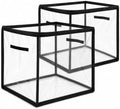 2-Pack Transparent Storage Bags for Clothes, 24"L x 18"W x 22"H by Wulbesin