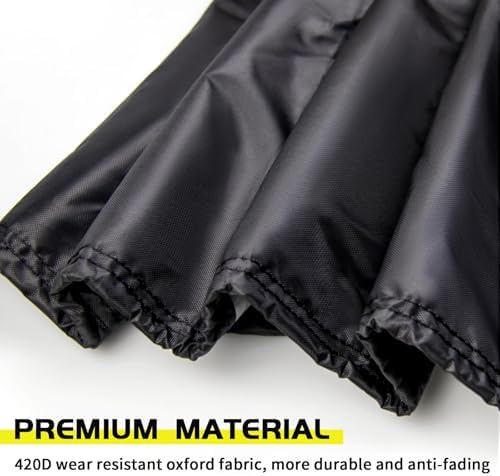 47"-110"W Squat Rack Cover with Waterproof Zipper for Gym Equipment - Image 3