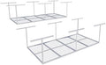 FLEXIMOUNTS 4x8 Overhead Garage Ceiling Storage Rack, 2 Pack, White by FLEXIMOUNTS