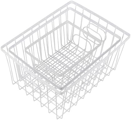 happimess Camden 6-Piece Nesting Baskets Industrial Wire 16", White - Image 5
