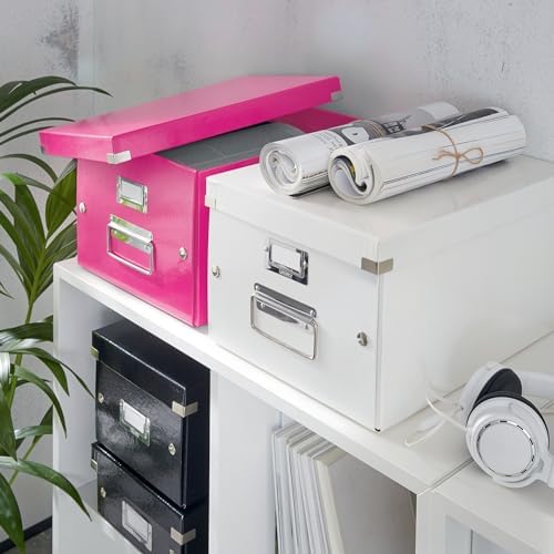 Leitz A5 Storage Box, Click and Store Range 60430001 - Small, White Storage Box A4 - Image 6