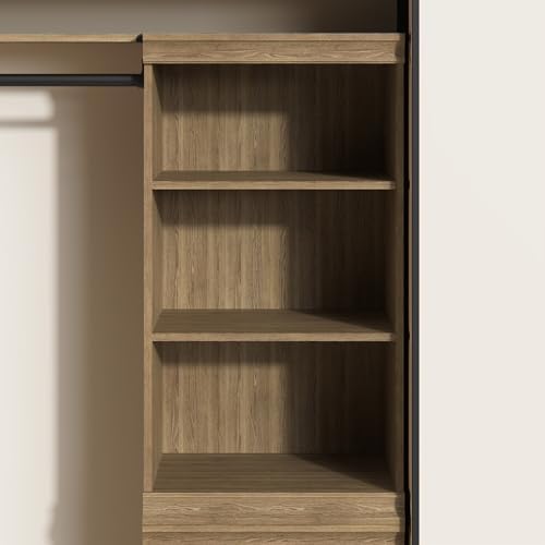 ClosetMaid Modular Storage Stackable 3-Shelf Unit, Sand - Image 5