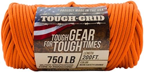 TOUGH-GRID 750 Paracord, 100% Nylon, Made in USA, Type IV Mil-Spec Cord - Image 3