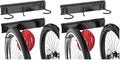 Ultrawall Bike Rack, Garage Bike Rack Wall Mount for 2 Bicycle and 1 Helmet, Heavy Duty Bike Storage for Home Space Saving Holds Up to 100lbs (Pack of 2) by UltrawallGarageToolsOrganizer