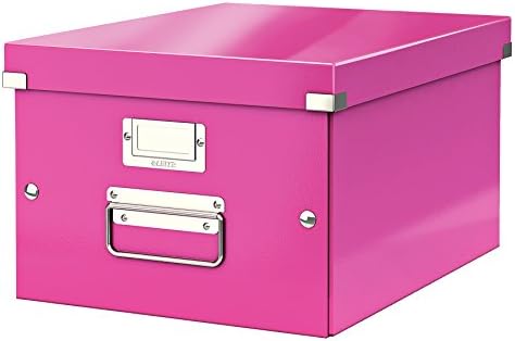 Leitz A5 Storage Box, Click and Store Range 60430001 - Small, White Storage Box A4 by Leitz