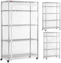 Clear PVC Wire Rack Cover, Waterproof Shelf Cover Fits 36"x16"x72" by ZYSUOR