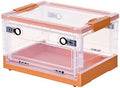 Ergocar Foldable Storage Boxes, Large Plastic Storage Boxes with Lid, Stackable Organiser, Wardrobe Storage Organiser, Grocery Storage, for Bedroom, Wardrobe, Office, Garage by Ergocar