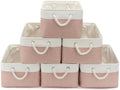 15.7x11.8x8.26 Inch Fabric Large Storage Bins with Handles 6 Pack by VQRTEXAStorageBasket