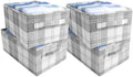ANMINY Fabric Storage Bins Baskets, 16 x 10 Inch 4 Pack, Washable, Foldable by ANMINY