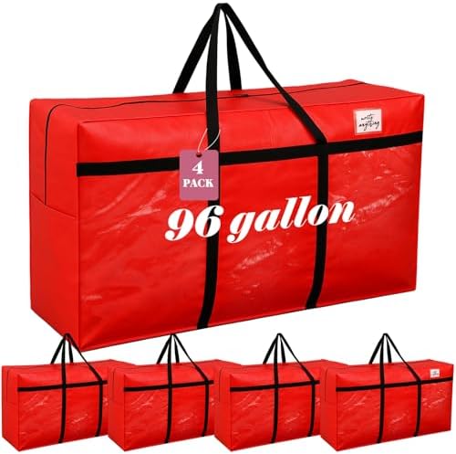 4 Pcs 96 Gallon Extra Large Moving Bags Heavy Duty Storage Bag - Image 2