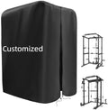 47"-110"W Squat Rack Cover with Waterproof Zipper for Gym Equipment by Guisong