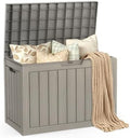 Mars Villa Deck Box, Outdoor Storage Box Waterproof, 45 Gallon, Grey by MarsVilla