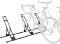 RELIANCER 3 Adjustable Bike Storage Stand,Bicycle Floor Parking Rack,Steady Bike Wheel Holder Fit All Mountain & Road Bikes,Indoor Outdoor Cycling Storage Organizer,Apartment Garage Cycle Tires Holder by RELIANCER