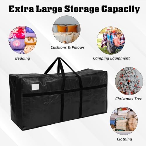 Windyun 4 Pcs 155 Gallon Extra Large Moving Bags XXL Heavy Duty Storage Bag - Image 4