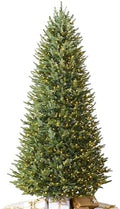 Balsam Hill BH Balsam Fir Narrow Tree - Realistic Artificial Christmas Tree, Premium Stand, Storage Bag & Easy Assembly for Indoor Holiday Decorating, LED Clear, 6.5ft by BalsamHill