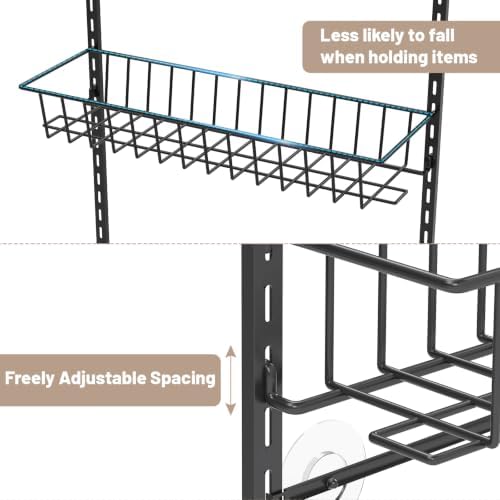 ElegantArray 10-Tier Pantry Door Organizer, Black - Image 3