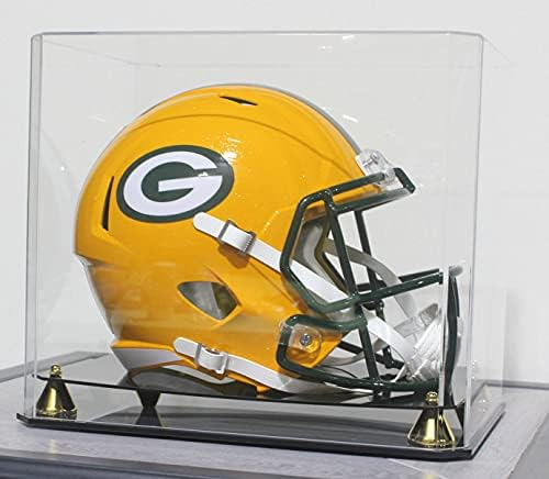 Pro Collector's Football Helmet Display Case Stand aslo fits Full Size Baseball, Ice Hockey, Motorcycle Helmets, One-Piece-Cover for Better Seal, Showcase with 98% UV Protection - Image 6