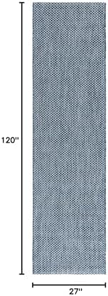 SAFAVIEH Courtyard Outdoor Runner Rug 2'3"x10', Navy & Grey CY8521-36821 - Image 2