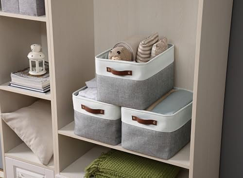 DECOMOMO Storage Bins, Extra Large Fabric Storage Baskets for Shelves 4Pack - Image 2