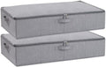 Under Bed Storage Container,Grey,31.5x15.7x5.9 Inch,2 Pack by YheenLf