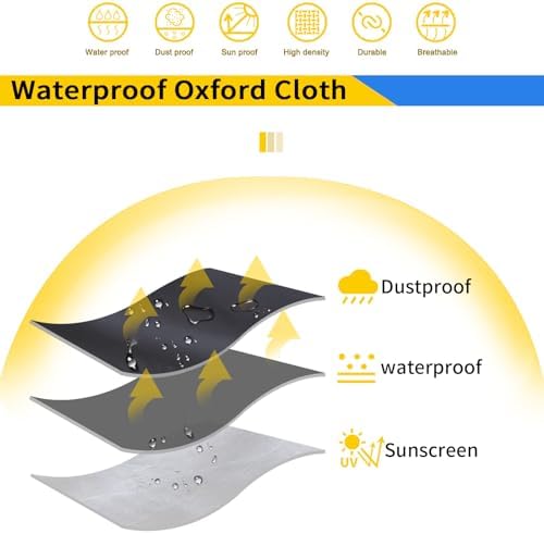 Waterproof Shelf Cover, Fits 36"W x 18"D x 62"H Storage Rack - Image 4