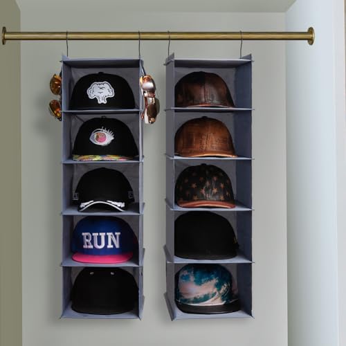 LADYBRO Hat Organizer Baseball Cap - Hat Hangers for Closet Storage Rack - Image 2