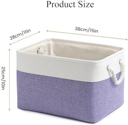 15x11x10 In Foldable Fabric Large Storage Bins with Handle 6 Pack - Image 4