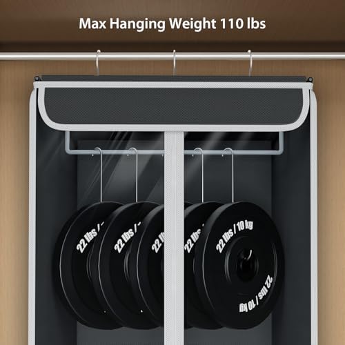 Univivi Garment Bags for Hanging Clothes, Cloth Bag 54 In, 2 PCS, Dark Grey - Image 3