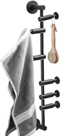 Wall Mounted Metal Vertical Tree Branch Coat Rack, 6 Adjustable Hooks by XUANIIIL