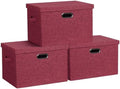 Storage Bins with Lids Fabric Closet Organizers Cubes Office Organization by GraciadecoStorage
