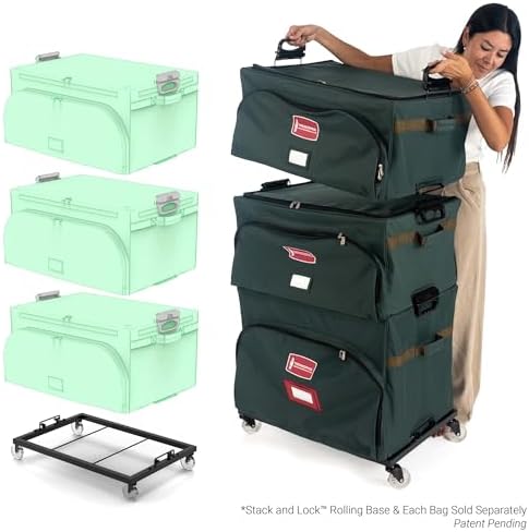 Christmas Ornament Storage Box, 72 (4") Ornaments Plus Extra Top Pocket - Image 5
