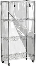 Wire Shelving Cover 36" x 24" x 72" Clear PVC Dustproof Storage Rack Cover by IndigoTempest9