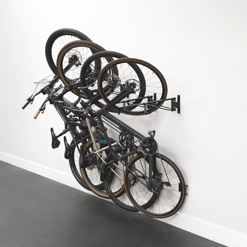 StoreYourBoard Swivel Bike Wall Mount, No Lift Vertical Rack, 4 Pack by StoreYourBoard