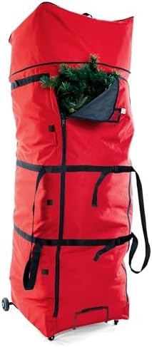 Santa's Bags Rolling 12 Ft Christmas Tree Storage Bag with Wheels - Image 2