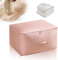 Ultra Space Saving Self Compression Organizer, Space Saver Bags Blanket Compression Bag Storage, Self Compression Moving Organizer Bags for Comforters,Clothes, Blankets (Pink, X-Large) by GLOCALL