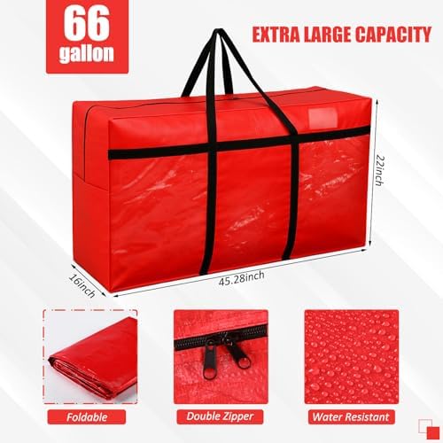 4 Pcs 66 Gallon Extra Large Moving Bags Heavy Duty Storage Bag - Image 2