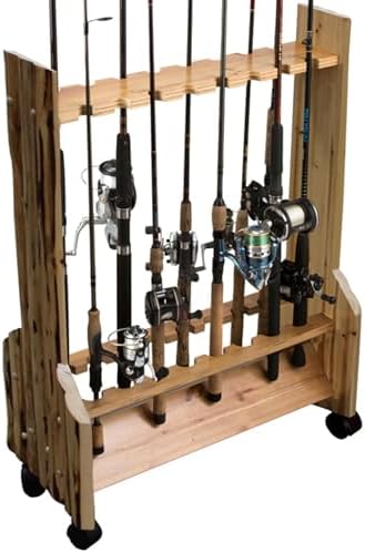 Rush Creek Creations Double-Sided Fishing Rod Holder for 16 by RushCreekCreations